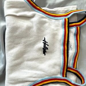 Hollister White Tank Top - Size Small